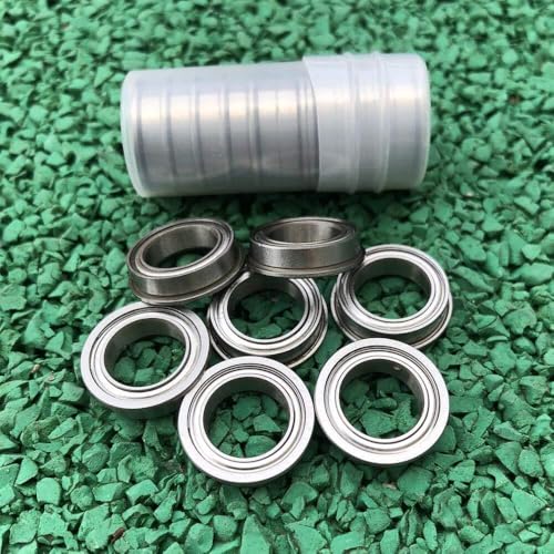 Lager, BRDI14250 Lager 20 Stück Flanschkugellager SF6700ZZ SF6701ZZ SF6702ZZ Abgeschirmter Flansch Edelstahl 440C Dünnwandige Rillenkugellager,Hohe Tragfähigkeit(SF6701ZZ 12x18x4mm) von GUOPIN