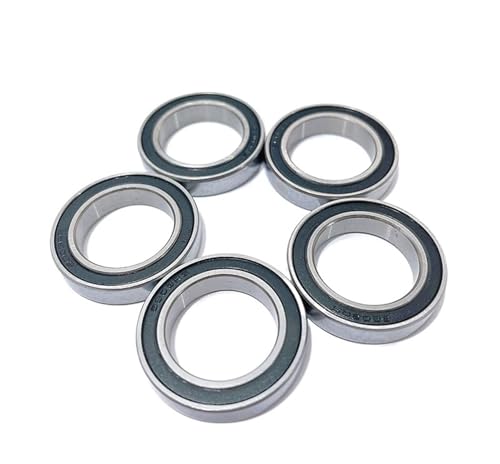 Lager, Bimetall-Dichtungsschild, Mikro-Rillenkugellager, 10/20 Stück, 6804-2RS, 20 x 32 x 7 mm, Lagerstahl, doppelte Gummidichtung, Rillenkugellager,Hohe Tragfähigkeit(20pcs) von GUOPIN