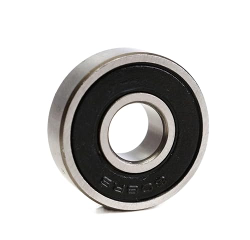 Lager, Bimetall-Dichtungsschild, Mikro-Rillenrillenlager, 10 Stück, 608-2RS, 8 x 22 x 7 mm, ABEC-5 Miniatur-Kugellager, Rollenlager,Hohe Tragfähigkeit von GUOPIN
