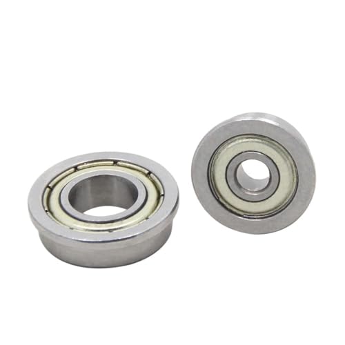 Lager, Bimetall-Dichtungsschild Mikro-Rillenkugellager 10 Stück F624ZZ F623ZZ F604ZZ F625ZZ F684ZZ F688ZZ Flanschkugellager for 3D-Drucker Kugellager Rillenkugellager,Hohe Tragfähigkeit(F623ZZ) von GUOPIN