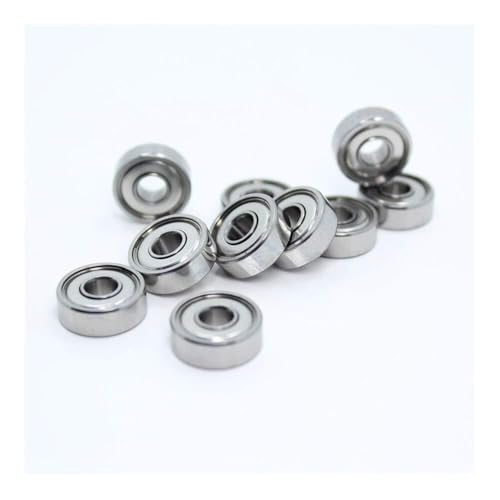 Lager, Professionelle 10PCS 606ZZ 606Z Lager ABEC-5 6x17x6mm Miniatur Kugellager 606 ZZ Klasse Z3 V3 for Makefr RS CNC 32 Tutoren,Hohe Tragfähigkeit von GUOPIN