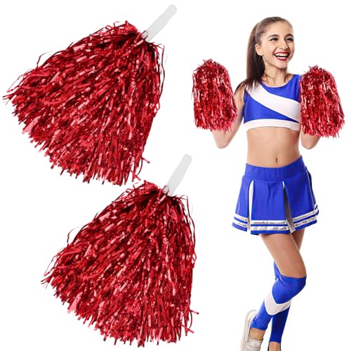 Cheerleader Pompons Mit Handle Pompoms Cheerleading Cheerleader Pompons Handblumen Pompons Cheerleader Für Sportveranstaltungen Tanz Party Ballspiele Karnevalspartys Verwendet 2Stk Rot Cheerleader Pompons Mit Handle Pompoms Cheerleading Cheerleader Pompons Handblumen Pompons Cheerleader Für Sportveranstaltungen Tanz Party Ballspiele Karnevalspartys Verwendet 2Stk Rot von GUOSIYAO