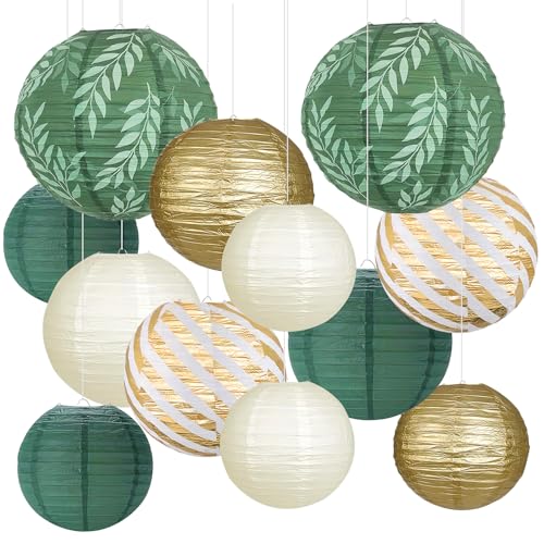 Lampions Party Deko Papierlampion Salbeigrün Papier Laterne 12Stk Papierlaterne Rund Hängende Papierlaternen Für Hochzeiten Braut Babyparty Geschlecht Reveal Geburtstage Dekoration Lampions Party Deko Papierlampion Salbeigrün Papier Laterne 12Stk Papierlaterne Rund Hängende Papierlaternen Für Hochzeiten Braut Babyparty Geschlecht Reveal Geburtstage Dekoration von GUOSIYAO