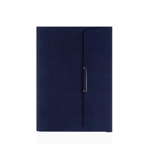 GUOXU Ledergebundener Notizblock, lose Blätter, Tagebuch, Notizbuch, A5, bedrucktes dreifach gefaltetes Business-Buch (4, B5) von GUOXU