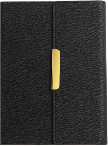 GUOXU Notizbuch aus Leder, dreifach gefaltetes Notizbuch, Businessheft (2) von GUOXU