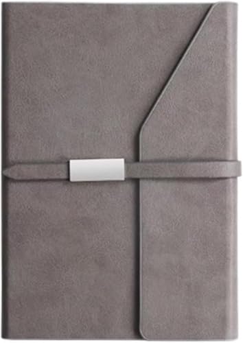 GUOXU Notizbuch mit Schnalle, lose Blätter, A5, Business-Leder, Meeting-Aufzeichnungsbuch (5,2) von GUOXU