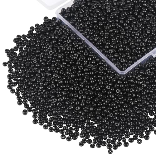 Ca. 2000 Stück Glas Rocailles Perlen, 4mm Perlen Zum Auffädeln Mit Löchern, Kommt Mit Aufbewahrungsbox, Kleine Glasperlen für Armbänder Sind Geeignet für Armbänder, Halsketten, Bastelarbeiten Ca. 2000 Stück Glas Rocailles Perlen, 4mm Perlen Zum Auffädeln Mit Löchern, Kommt Mit Aufbewahrungsbox, Kleine Glasperlen für Armbänder Sind Geeignet für Armbänder, Halsketten, Bastelarbeiten von GUOYIHUA