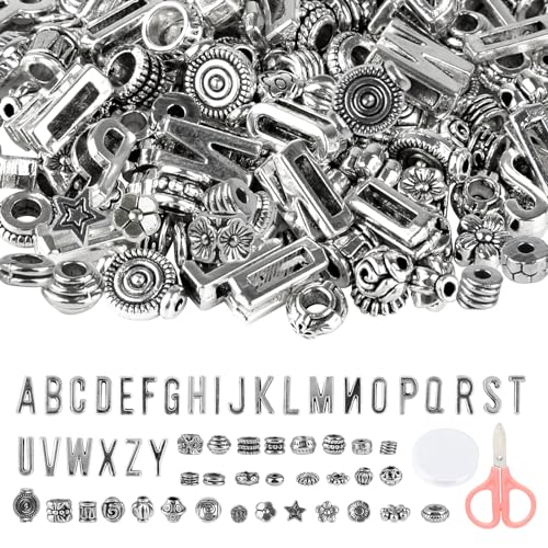 GUOYIHUA 202 Stück Tibetischen ZwischenPerlen Set, 32 Stile Antik Silber Metallperlen Spacer Beads, Metall Bastelperlen zum Auffädeln, für Basteln DIY Schmuck Armbänder Schmuckherstellung GUOYIHUA 202 Stück Tibetischen ZwischenPerlen Set, 32 Stile Antik Silber Metallperlen Spacer Beads, Metall Bastelperlen zum Auffädeln, für Basteln DIY Schmuck Armbänder Schmuckherstellung von GUOYIHUA