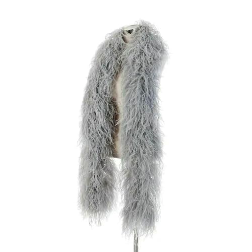 GUOZHAN 1–20-lagig gefärbte, Flauschige Straußenfedern, roter Straußenfederschal für Hochzeitskleid, Party-Accessoire, Dekoration, 2 Meter GUOZHAN 1–20-lagig gefärbte, Flauschige Straußenfedern, roter Straußenfederschal für Hochzeitskleid, Party-Accessoire, Dekoration, 2 Meter von GUOZHAN