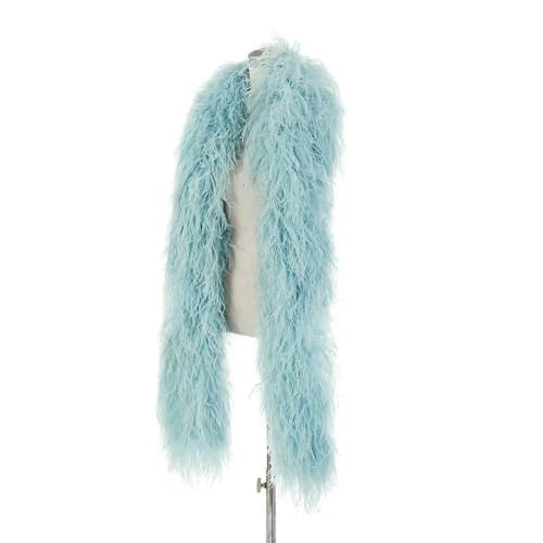 GUOZHAN 1–20-lagig gefärbte, Flauschige Straußenfedern, roter Straußenfederschal für Hochzeitskleid, Party-Accessoire, Dekoration, 2 Meter GUOZHAN 1–20-lagig gefärbte, Flauschige Straußenfedern, roter Straußenfederschal für Hochzeitskleid, Party-Accessoire, Dekoration, 2 Meter von GUOZHAN