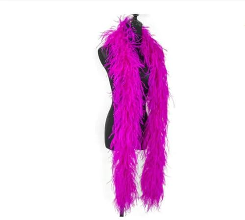 GUOZHAN 1–20-lagig gefärbte, Flauschige Straußenfedern, roter Straußenfederschal für Hochzeitskleid, Party-Accessoire, Dekoration, 2 Meter GUOZHAN 1–20-lagig gefärbte, Flauschige Straußenfedern, roter Straußenfederschal für Hochzeitskleid, Party-Accessoire, Dekoration, 2 Meter von GUOZHAN