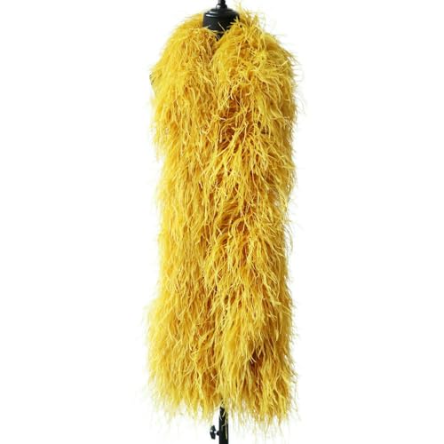 GUOZHAN 1–20-lagig gefärbte, Flauschige Straußenfedern, roter Straußenfederschal für Hochzeitskleid, Party-Accessoire, Dekoration, 2 Meter GUOZHAN 1–20-lagig gefärbte, Flauschige Straußenfedern, roter Straußenfederschal für Hochzeitskleid, Party-Accessoire, Dekoration, 2 Meter von GUOZHAN