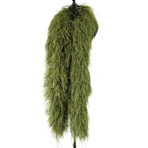 GUOZHAN 1–20-lagig gefärbte, Flauschige Straußenfedern, roter Straußenfederschal für Hochzeitskleid, Party-Accessoire, Dekoration, 2 Meter GUOZHAN 1–20-lagig gefärbte, Flauschige Straußenfedern, roter Straußenfederschal für Hochzeitskleid, Party-Accessoire, Dekoration, 2 Meter von GUOZHAN