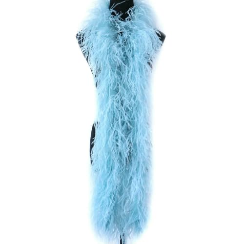 GUOZHAN 1–20-lagig gefärbte, Flauschige Straußenfedern, roter Straußenfederschal für Hochzeitskleid, Party-Accessoire, Dekoration, 2 Meter GUOZHAN 1–20-lagig gefärbte, Flauschige Straußenfedern, roter Straußenfederschal für Hochzeitskleid, Party-Accessoire, Dekoration, 2 Meter von GUOZHAN