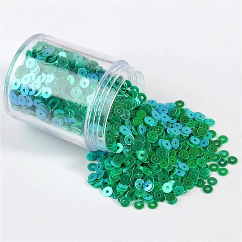 GUOZHAN 1 Box Pailletten 2mm 3mm 4mm 5mm 6mm Flache Runde Lose Pailletten Pailletten Für DIY Handwerk Frauen Kleidung Zubehör von GUOZHAN
