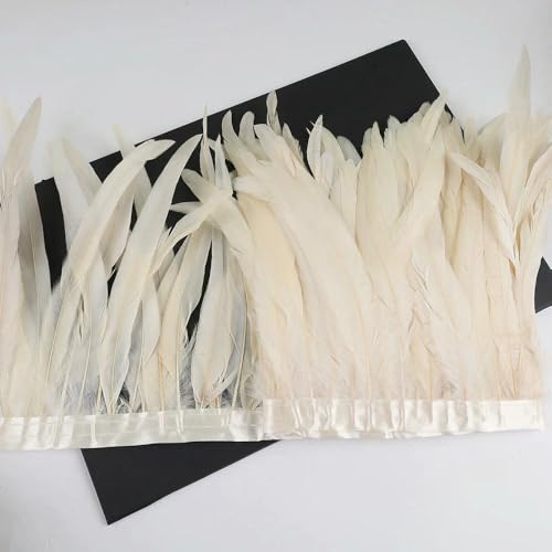 GUOZHAN 10 Meter Hahnenschwanzfedern Trim 25-30cm Coque Federn Trimmen Für Handarbeit Handwerk Karneval Kleid Rock Kostüme Plumes GUOZHAN 10 Meter Hahnenschwanzfedern Trim 25-30cm Coque Federn Trimmen Für Handarbeit Handwerk Karneval Kleid Rock Kostüme Plumes von GUOZHAN