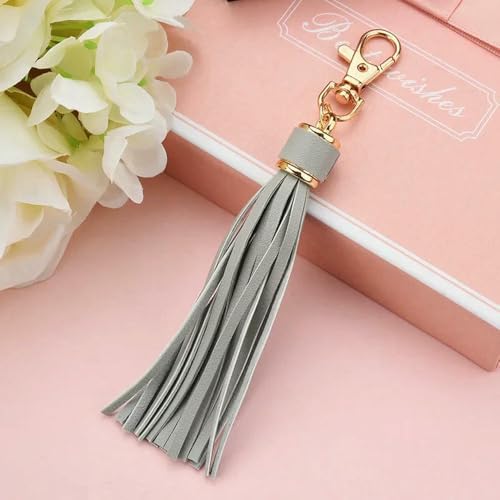 GUOZHAN 10 Stücke Lange PU Leder Quaste Schlüsselanhänger Ring Fransen Zubehör DIY Dekoration Vorhang Tasche Quaste Nähzubehör GUOZHAN 10 Stücke Lange PU Leder Quaste Schlüsselanhänger Ring Fransen Zubehör DIY Dekoration Vorhang Tasche Quaste Nähzubehör von GUOZHAN