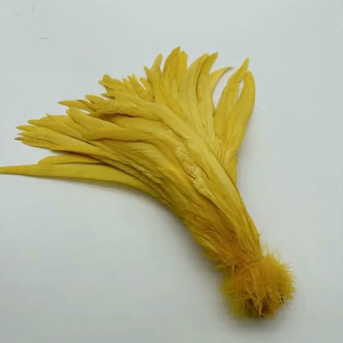 GUOZHAN 100 stücke Rooster Schwanzfedern Schwärzlich Grün 25-45cm Natürliche Federn Beige DIY Cock Kleidung Schmuck Zubehör Party GUOZHAN 100 stücke Rooster Schwanzfedern Schwärzlich Grün 25-45cm Natürliche Federn Beige DIY Cock Kleidung Schmuck Zubehör Party von GUOZHAN