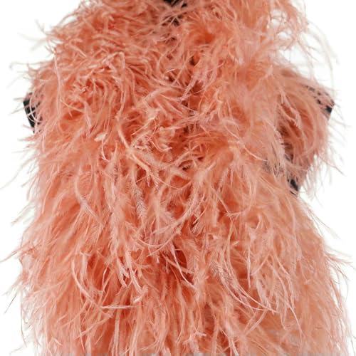 GUOZHAN 2 Meter Flauschige rosa Straußenfedern Boa 1 2 3 4 6-lagig Straußenfederschal für Hochzeitskleid Rock Kleidung Dekor Federn Schal GUOZHAN 2 Meter Flauschige rosa Straußenfedern Boa 1 2 3 4 6-lagig Straußenfederschal für Hochzeitskleid Rock Kleidung Dekor Federn Schal von GUOZHAN