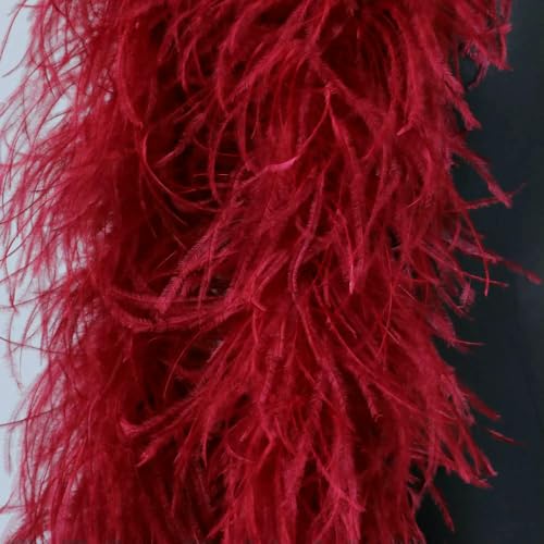 GUOZHAN 2 Meter Flauschige rosa Straußenfedern Boa 1 2 3 4 6-lagig Straußenfederschal für Hochzeitskleid Rock Kleidung Dekor Federn Schal GUOZHAN 2 Meter Flauschige rosa Straußenfedern Boa 1 2 3 4 6-lagig Straußenfederschal für Hochzeitskleid Rock Kleidung Dekor Federn Schal von GUOZHAN