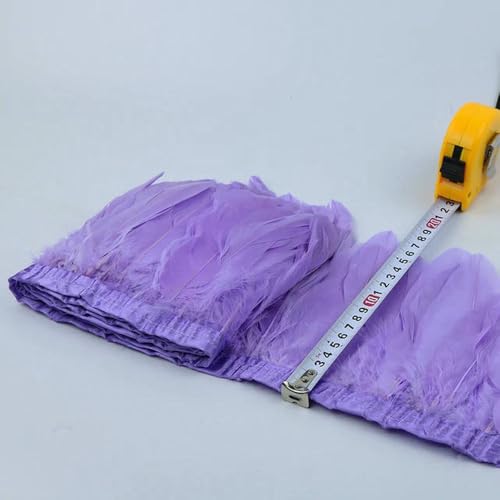 GUOZHAN 2 m gefärbte goldene Gänsefederbesätze für Heimwerkerarbeiten, Partys, Hochzeitskleider, Karnevalsbänder, Kleidungsdekor, Plumas-Zubehör, 15–20 cm GUOZHAN 2 m gefärbte goldene Gänsefederbesätze für Heimwerkerarbeiten, Partys, Hochzeitskleider, Karnevalsbänder, Kleidungsdekor, Plumas-Zubehör, 15–20 cm von GUOZHAN