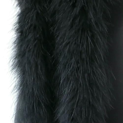 GUOZHAN 22G weiße Federboa für Schal Flauschige Truthahnfeder Band Karneval Hochzeitskleid Dekoration Federn DIY Handwerk 2 Yards GUOZHAN 22G weiße Federboa für Schal Flauschige Truthahnfeder Band Karneval Hochzeitskleid Dekoration Federn DIY Handwerk 2 Yards von GUOZHAN
