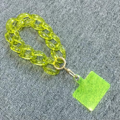 GUOZHAN FishSheep Transparente Acrylkette für Mobiltelefone, buntes Handy-Lanyard-Seil, tragbares Etui-Zubehör für Telefonfrauen GUOZHAN FishSheep Transparente Acrylkette für Mobiltelefone, buntes Handy-Lanyard-Seil, tragbares Etui-Zubehör für Telefonfrauen von GUOZHAN