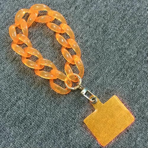 GUOZHAN FishSheep Transparente Acrylkette für Mobiltelefone, buntes Handy-Lanyard-Seil, tragbares Etui-Zubehör für Telefonfrauen GUOZHAN FishSheep Transparente Acrylkette für Mobiltelefone, buntes Handy-Lanyard-Seil, tragbares Etui-Zubehör für Telefonfrauen von GUOZHAN