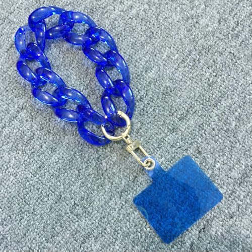GUOZHAN FishSheep Transparente Acrylkette für Mobiltelefone, buntes Handy-Lanyard-Seil, tragbares Etui-Zubehör für Telefonfrauen GUOZHAN FishSheep Transparente Acrylkette für Mobiltelefone, buntes Handy-Lanyard-Seil, tragbares Etui-Zubehör für Telefonfrauen von GUOZHAN