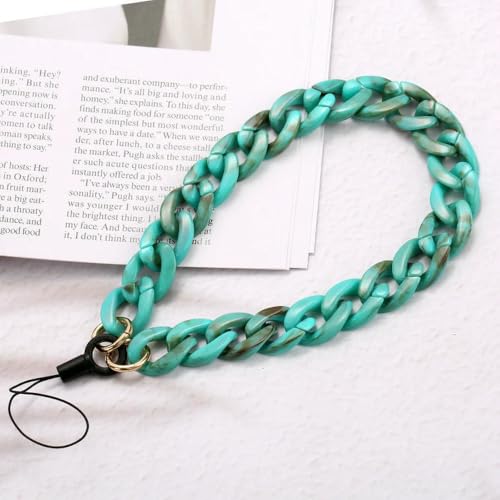 GUOZHAN Mode Acryl Handy Kette Vintage Bunte Männer Frauen Paar Telefon Lanyard Anti-Drop Handy Hängen Seil Schmuck GUOZHAN Mode Acryl Handy Kette Vintage Bunte Männer Frauen Paar Telefon Lanyard Anti-Drop Handy Hängen Seil Schmuck von GUOZHAN