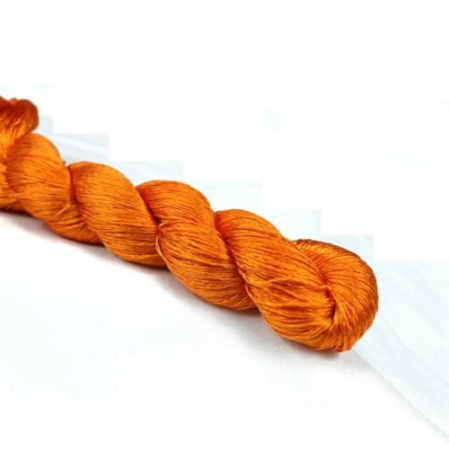 GUOZHAN Seidenfaden, Handstickerei, Sticken, Kreuzstich, 1 Stück, 400 m, Seidenstickgarn, Gelbe Serie, 10 Reine Farben GUOZHAN Seidenfaden, Handstickerei, Sticken, Kreuzstich, 1 Stück, 400 m, Seidenstickgarn, Gelbe Serie, 10 Reine Farben von GUOZHAN