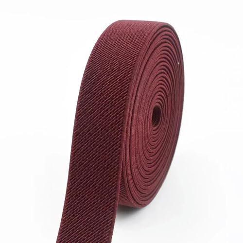 GUOZIF (2–10 m) 38 mm buntes elastisches Band aus Nylongummi für Hosen, Stretch-Gurtband, Unterwäsche, Schrägband, DIY-Nähzubehör von GUOZIF