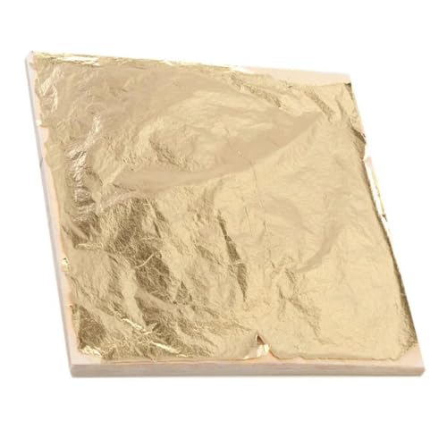 GUOZIF 100 Stück 14 cm Nachahmung Gold Splitter Kupfer Blatt Blätter Metall Blätter Folie für Vergoldung Handwerk Dekoration DIY Kunst Handwerk Papier Dekor GUOZIF 100 Stück 14 cm Nachahmung Gold Splitter Kupfer Blatt Blätter Metall Blätter Folie für Vergoldung Handwerk Dekoration DIY Kunst Handwerk Papier Dekor von GUOZIF