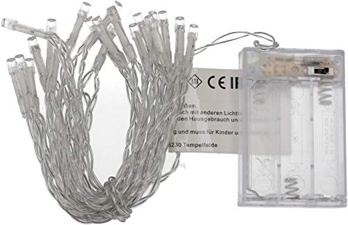 GURU SHOP 20`er LED Batterie Lichterkette Transparent, 5x5x8 cm, Elektrozubehör GURU SHOP 20`er LED Batterie Lichterkette Transparent, 5x5x8 cm, Elektrozubehör von GURU SHOP
