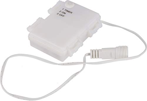 GURU SHOP Batteriebox 3xAA für Popup Aussenstern Baltasar + Kaspar 35cm, Weiß, Kunststoff, 8x6x2 cm, Weihnachtsstern, Adventsstern von GURU SHOP