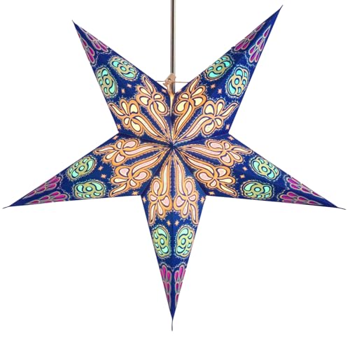 GURU SHOP Faltbarer Advents Leucht Papierstern, Weihnachtsstern 60 cm - Baldur, Papiersterne 60 cm GURU SHOP Faltbarer Advents Leucht Papierstern, Weihnachtsstern 60 cm - Baldur, Papiersterne 60 cm von GURU SHOP