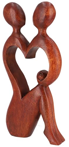 GURU SHOP Holzfigur, Statue, Deko Objekt Feng Shui 30 cm - Liebe/Dunkelbraun, Dekoobjekte GURU SHOP Holzfigur, Statue, Deko Objekt Feng Shui 30 cm - Liebe/Dunkelbraun, Dekoobjekte von GURU SHOP