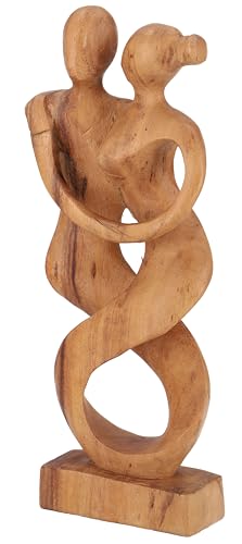 GURU SHOP Holzfigur, Statue, Deko Objekt Feng Shui 30 cm - Tanzpaar/Hellbraun, Dekoobjekte GURU SHOP Holzfigur, Statue, Deko Objekt Feng Shui 30 cm - Tanzpaar/Hellbraun, Dekoobjekte von GURU SHOP