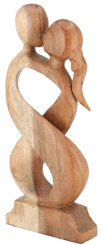 GURU SHOP Holzfigur, Statue, Deko Objekt Feng Shui 30 cm - Traumpaar/Hellbraun, Dekoobjekte GURU SHOP Holzfigur, Statue, Deko Objekt Feng Shui 30 cm - Traumpaar/Hellbraun, Dekoobjekte von GURU SHOP