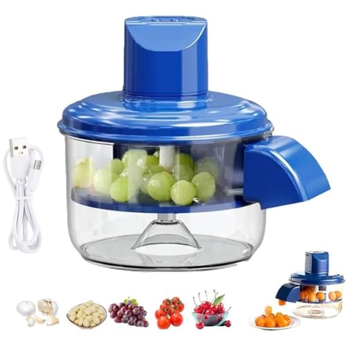 Elektrische Traubenschälmaschine,Electric Grape Peeling Machine,2025 Neue Automatischer Kleiner Obstschäler,Wiederaufladbar Traubenschäler-Entferner,Für Kleine Früchte,Trauben,Kirschen,Tomaten von GUSHE