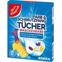 GUT&GÜNSTIG Farb- und Schmutzfangtücher weiß 24 St. von GUT&GÜNSTIG