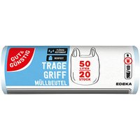 GUT&GÜNSTIG Müllbeutel 50,0 l transparent, 20 St. GUT&GÜNSTIG Müllbeutel 50,0 l transparent, 20 St. von GUT&GÜNSTIG