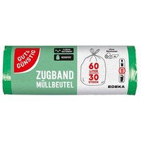 GUT&GÜNSTIG Müllbeutel 60,0 l grün, 30 St. von GUT&GÜNSTIG