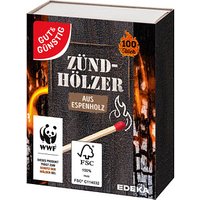 GUT&GÜNSTIG Streichhölzer TM-55 braun, 3x 100 St., 3x 100 Stück GUT&GÜNSTIG Streichhölzer TM-55 braun, 3x 100 St., 3x 100 Stück von GUT&GÜNSTIG