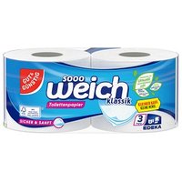 GUT&GÜNSTIG Toilettenpapier weich klassik 3-lagig, 2 Rollen von GUT&GÜNSTIG