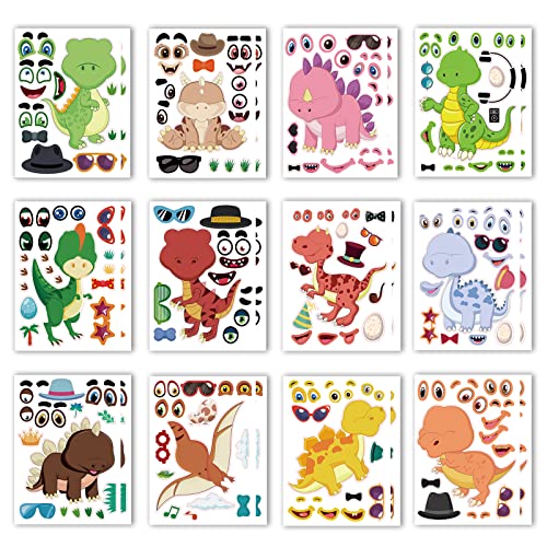 24 Stück Dinosaurier Aufkleber für Kinder Geburtstagsfeier Goodie Bags Stuffers Kinder Dinosaurier Party Gastgeschenke Austausch Geschenke 24 Stück Dinosaurier Aufkleber für Kinder Geburtstagsfeier Goodie Bags Stuffers Kinder Dinosaurier Party Gastgeschenke Austausch Geschenke von GUTCOOL
