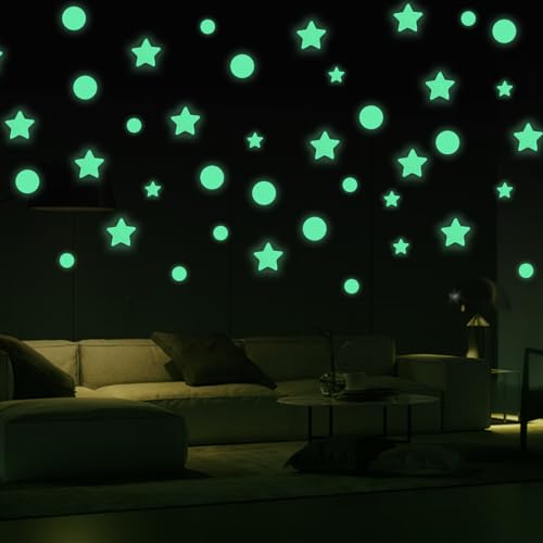 GUTERTOP 870 Stück Leuchtsterne Kinderzimmer, Sterne Leuchtend Selbstklebend, Leuchtsticker Plastik für Decke Wandtattoo, Einschlafhilfe Kinder GUTERTOP 870 Stück Leuchtsterne Kinderzimmer, Sterne Leuchtend Selbstklebend, Leuchtsticker Plastik für Decke Wandtattoo, Einschlafhilfe Kinder von GUTERTOP