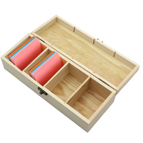 GUTERTOP Karteikarten Box A8, Karteikasten Holz mit Deckel, 29 * 9,5 * 6,5cm Lernkarteibox für Büro Schulen Und Heim (Karteikarten Nicht im Enthalte) GUTERTOP Karteikarten Box A8, Karteikasten Holz mit Deckel, 29 * 9,5 * 6,5cm Lernkarteibox für Büro Schulen Und Heim (Karteikarten Nicht im Enthalte) von GUTERTOP