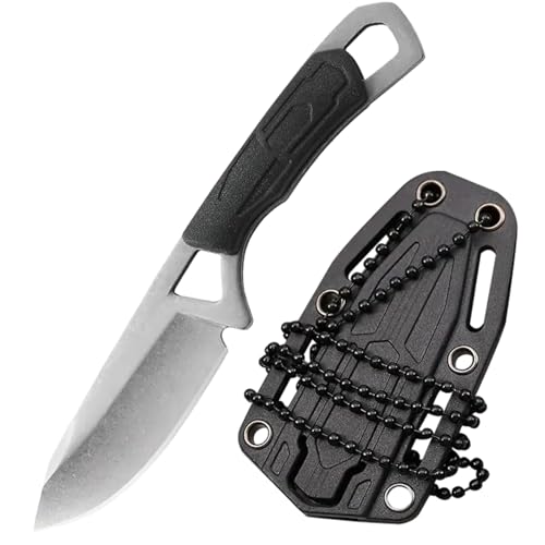 GUTERTOP Mini Neck Knife Messer, 135mm Tragbares Feststehendes Gürtelmesser mit ABS-Scheide, Kettenmesser Halskette für den Einsatz im Freien Selbstverteidigung GUTERTOP Mini Neck Knife Messer, 135mm Tragbares Feststehendes Gürtelmesser mit ABS-Scheide, Kettenmesser Halskette für den Einsatz im Freien Selbstverteidigung von GUTERTOP
