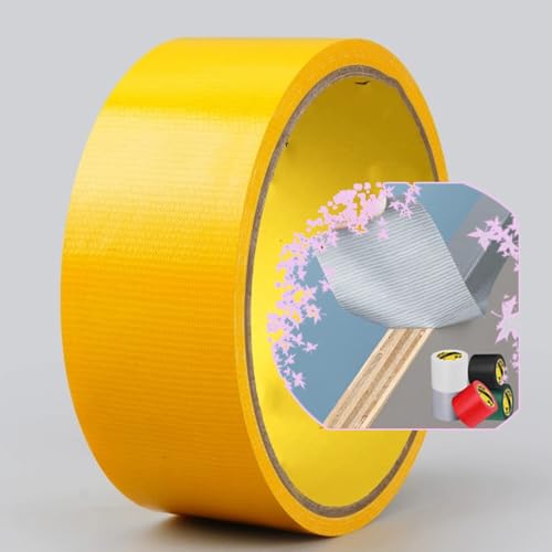 GUTUYEHKEA Kantenstreifen for Schrankkanten, Möbelrestaurierung, Kantenstreifen, 4,2 cm × 9,9 m, Kantenschutz aus Stoff, Flexible Wandleisten for die Schrankreparatur(Yellow) von GUTUYEHKEA